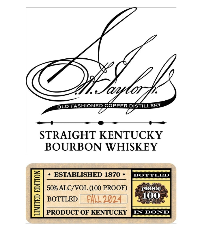 E.H. Taylor Bottled-in-Bond Bourbon Antique Collection 2025 750mL