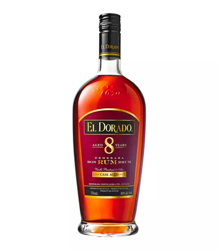 El Dorado 8 Year Demerara Rum 750mL