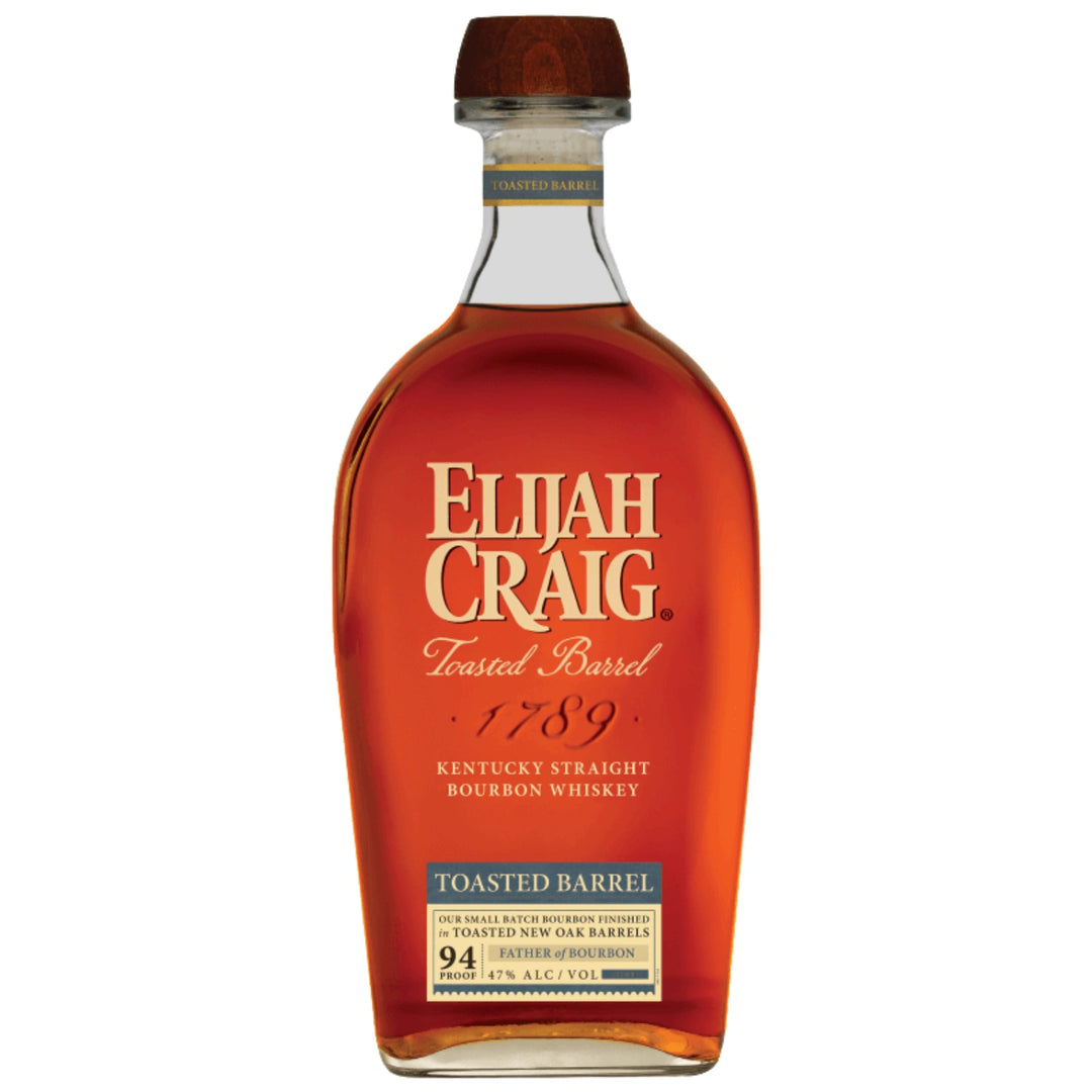 Bottle of Elijah Craig Toasted Barrel Bourbon Whiskey 750mL