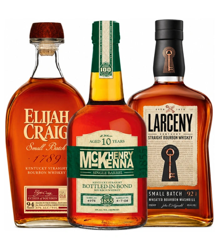 Elijah Craig | Henry McKenna | Larceny Bourbon Bundle