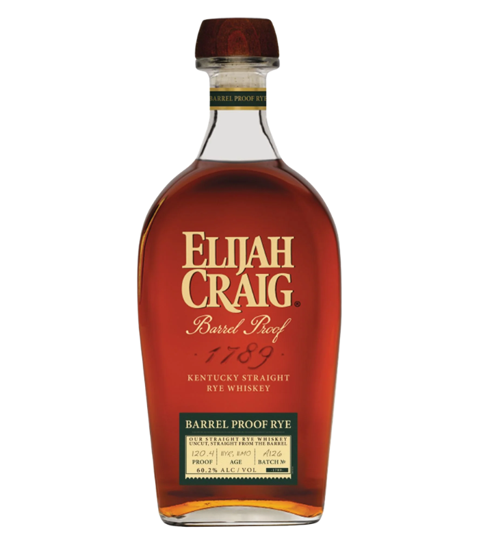 Btac Rye Elijah Craig Barrel Proof Rye Batch A126 | The Barrel Tap