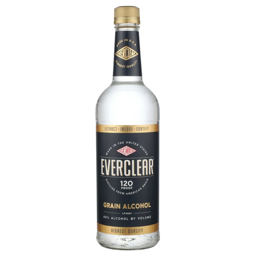 Bottle of Everclear Grain Alcohol 120 Proof