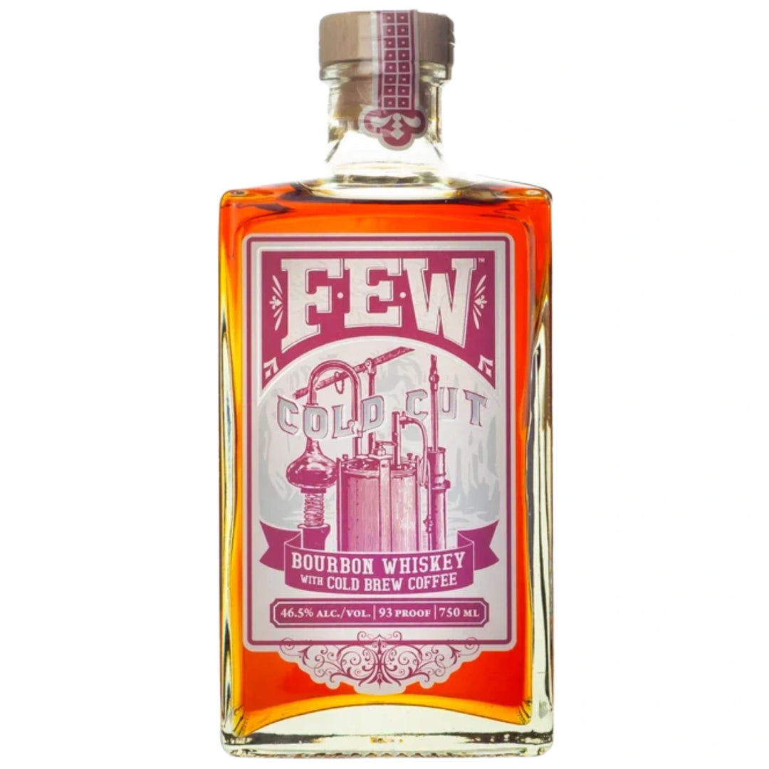 Bottle of FEW Cold Cut Bourbon Whiskey 750mL