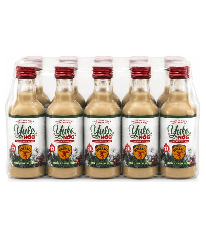 Fireball Yule Nog Liqueur Mini Bottles (10 x 50mL)