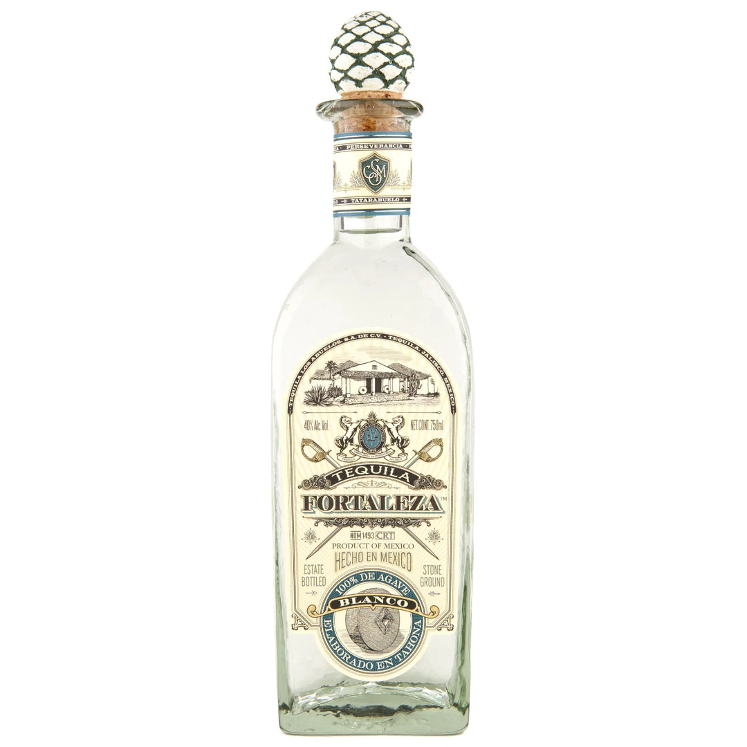 Bottle of Fortaleza Tequila Blanco 750mL