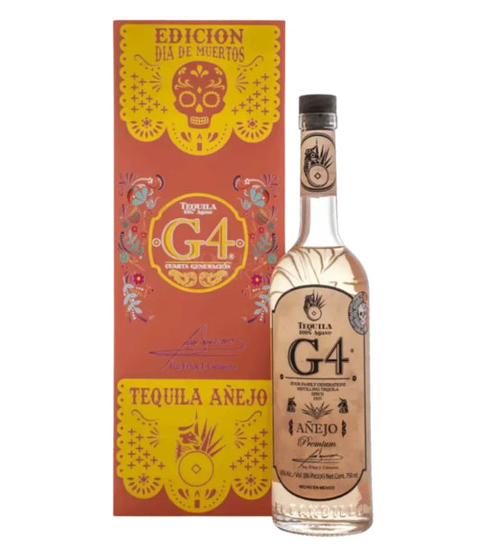 G4 Tequila Añejo de Madera Día de Muertos 2025 Edition