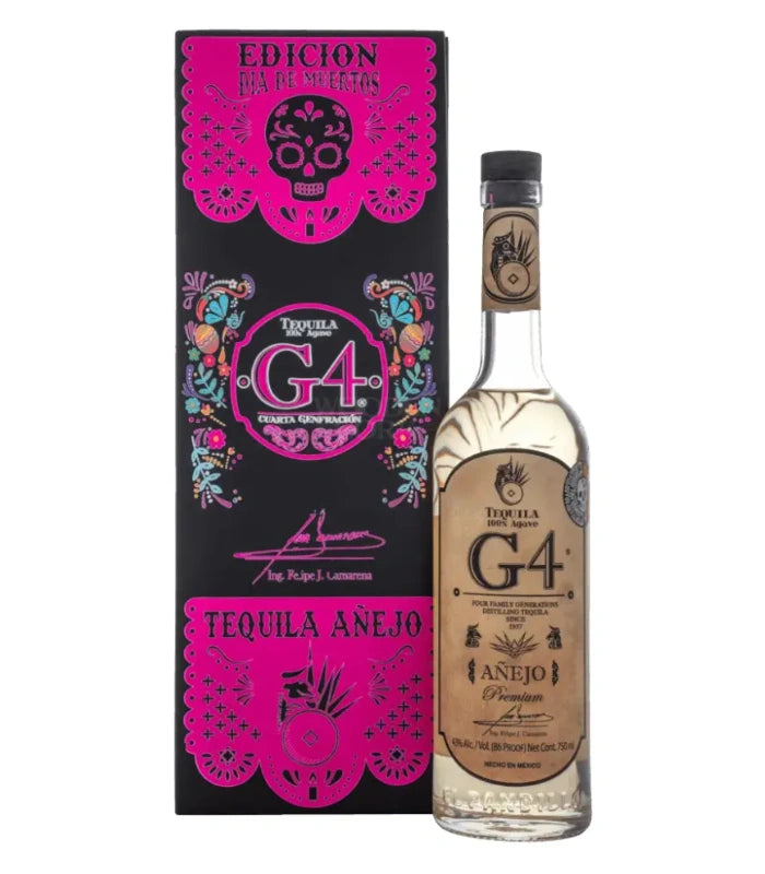 G4 Tequila Añejo de Madera Día de Muertos 2025 | The Barrel Tap