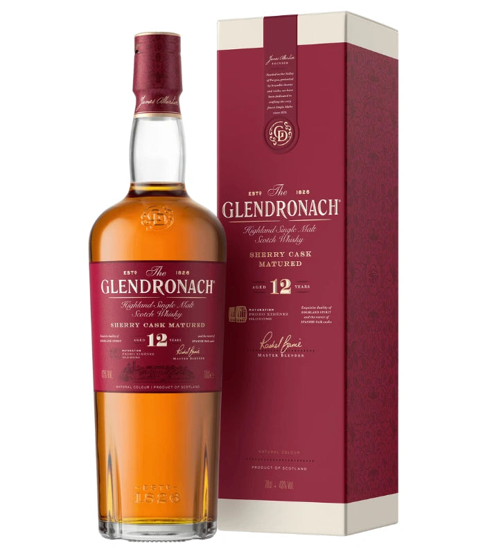 Buy GlenDronach Original Aged 12 Years Single Malt Scotch Whiskey Online - The Barrel Tap Online Liquor Delivered
