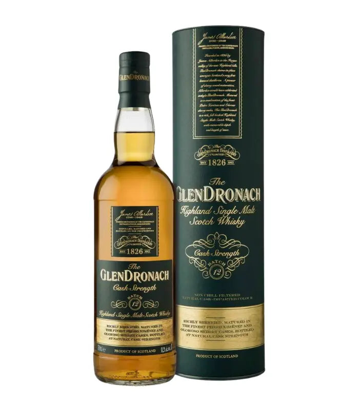 GlenDronach Cask Strength Batch 12 Scotch Whisky 700mL