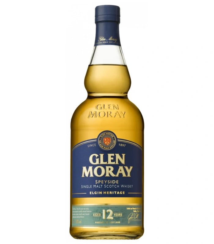 Glen Moray 12 Year Speyside Single Malt Scotch Whisky 750mL