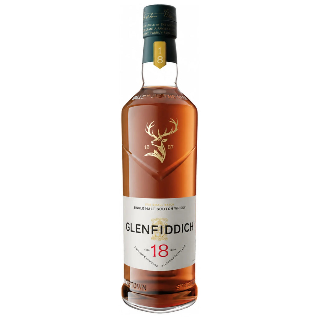 Bottle of Glenfiddich 18 Year Single Malt Scotch Whisky 750mL