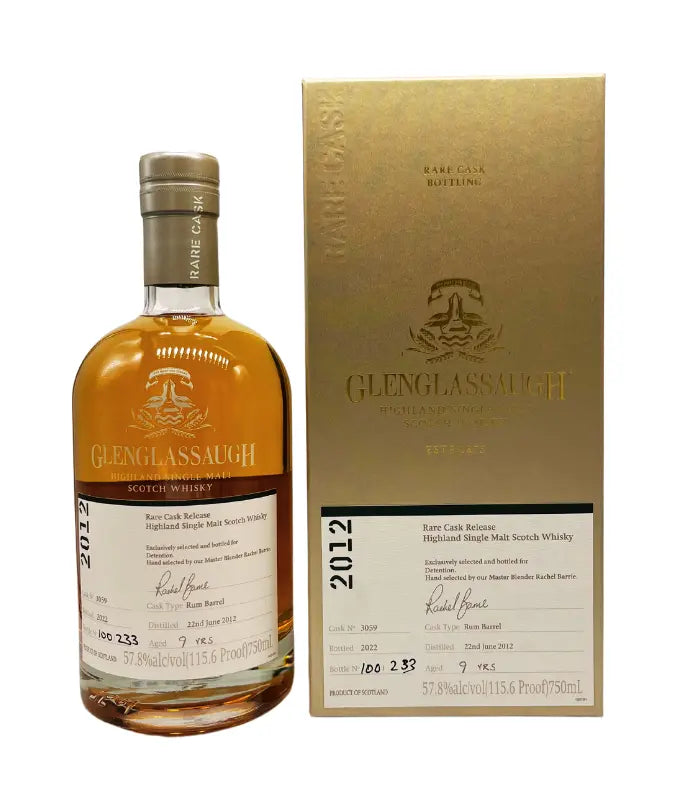 Glenglassaugh 9 Year Rare Cask Release #3059 Highland Single Malt Scotch 750mL