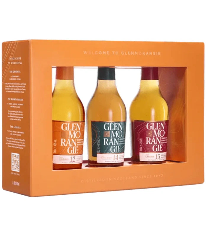 Glenmorangie Single Malt Scotch Whisky 3-Pack Gift Set