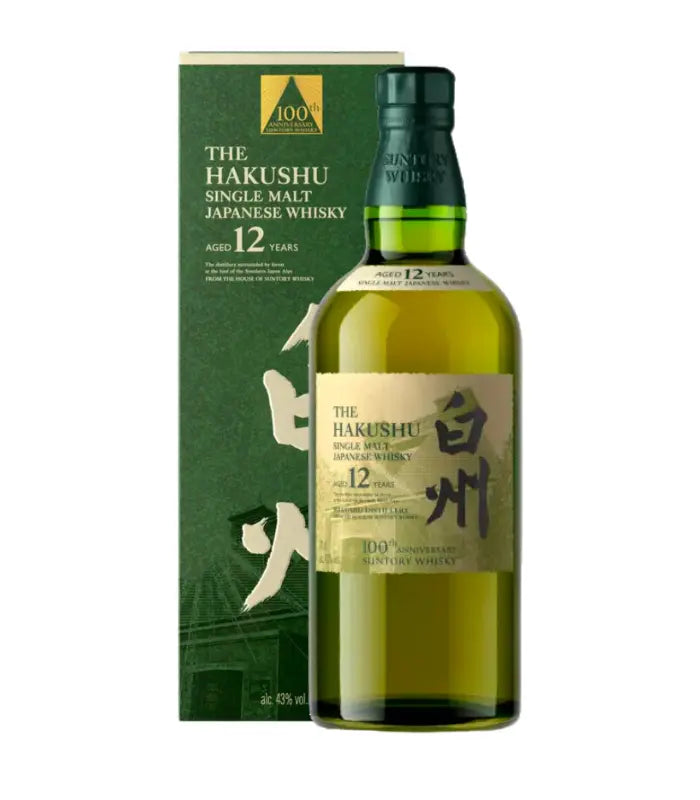 Hakushu 12 Year 100th Anniversary Japanese Whisky 750mL