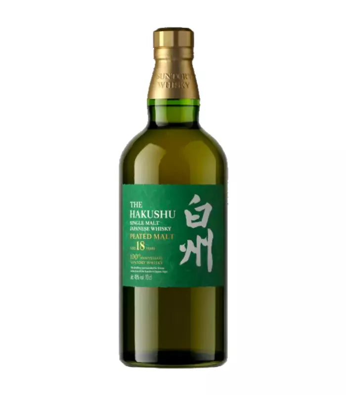 Hakushu 18 Year Old Peated Malt 100th Anniversary Japanese Whisky 700mL