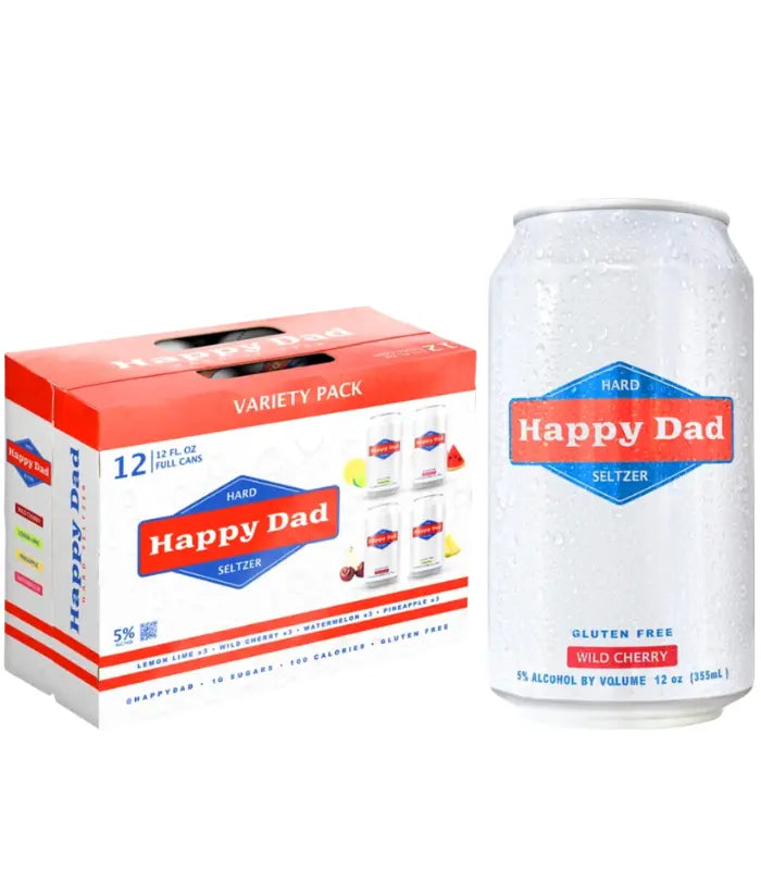 Happy Dad Hard Seltzer Variety 12pk 12oz Can