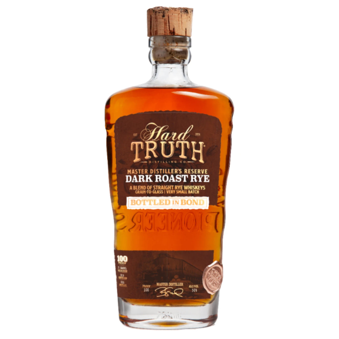 Bottle of Hard Truth Master Distiller’s Reserve Dark Roast Rye 750mL