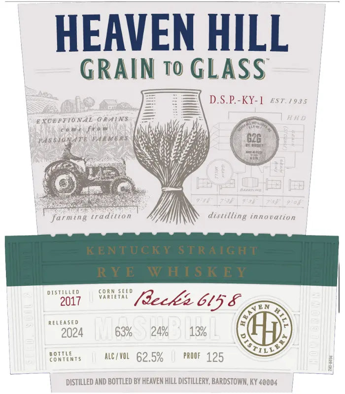 Heaven Hill Grain to Glass Straight Rye Whiskey