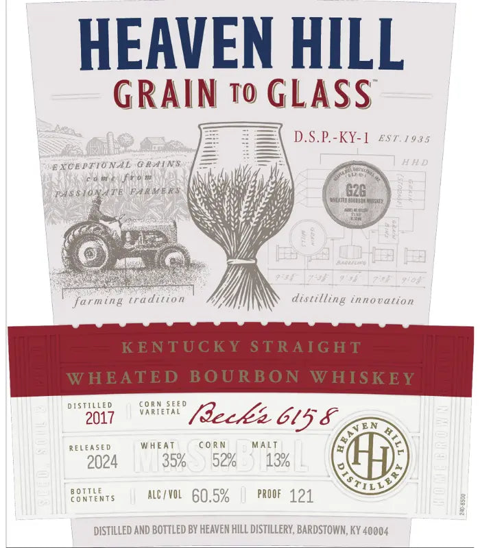 Heaven Hill Grain to Glass Wheated Bourbon Whiskey
