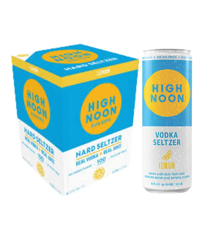 High Noon Lemon Vodka Seltzer 4-Pack