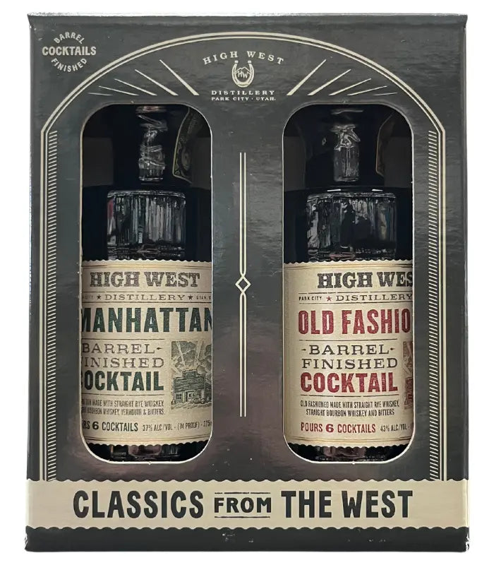 High West Classics from the West Barreled Cocktails