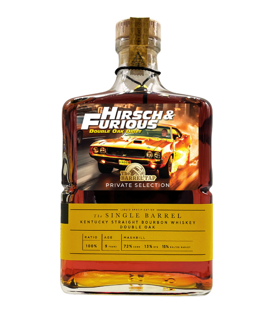 Hirsch "Hirsch & Furious: Double Oak Drift" 9 Year The Single Barrel The Barrel Tap Private Selection 750mL