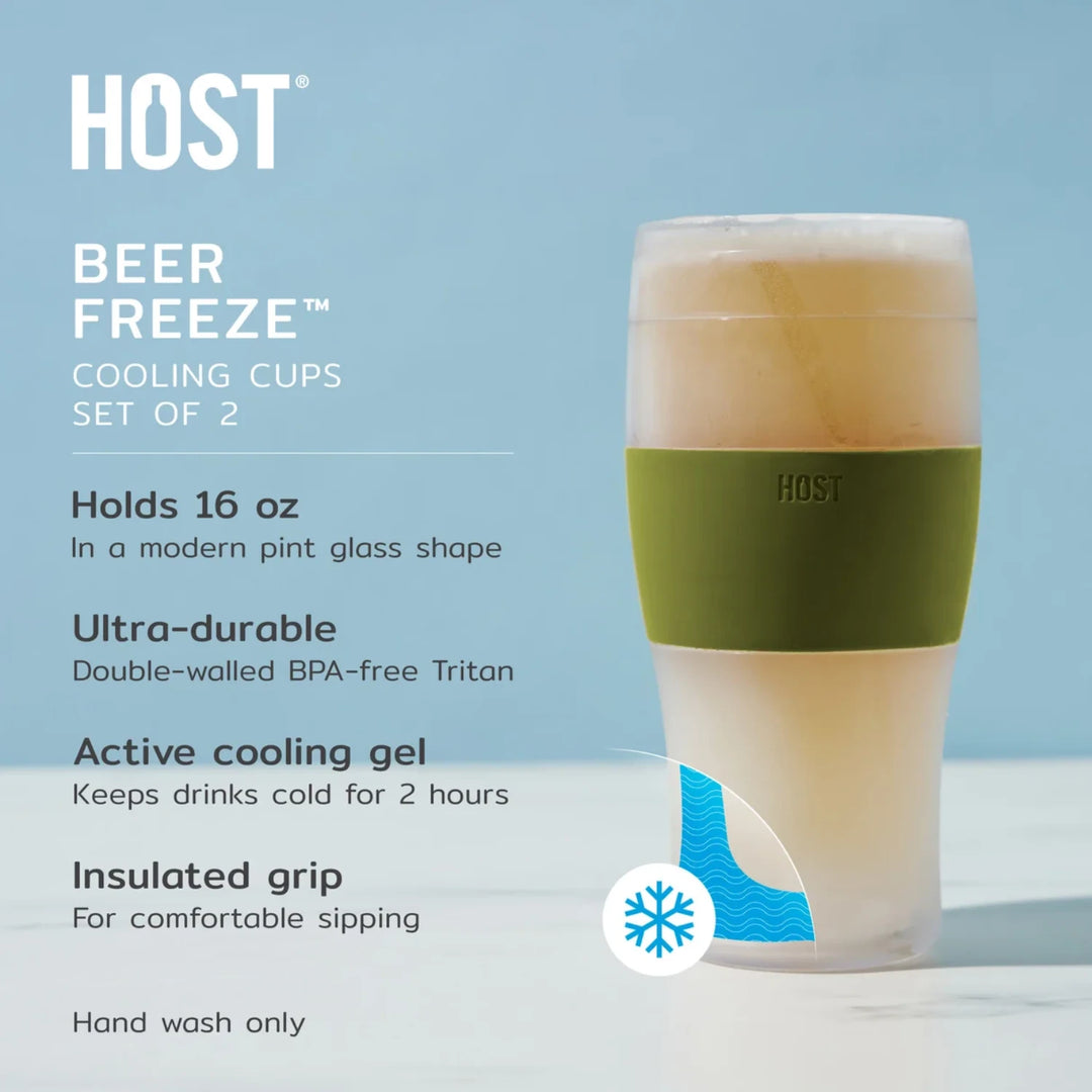 Host Beer FREEZE Cooling Cup in Olive Facts