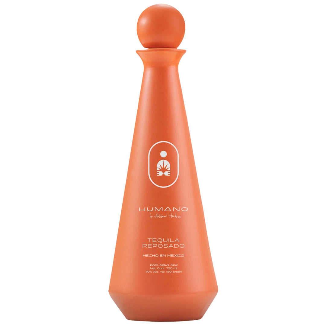 Bottle of Humano Tequila Reposado 750mL