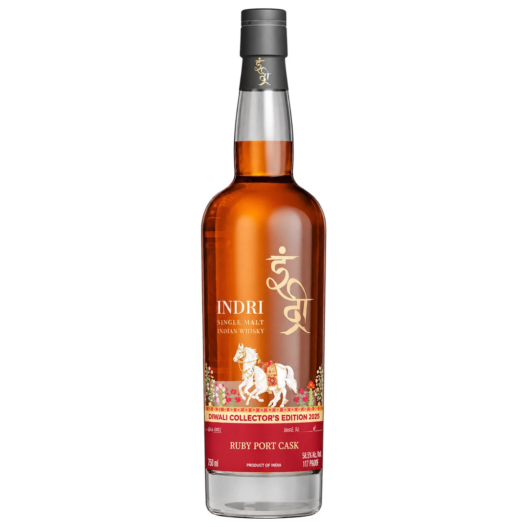 Indri Diwali Collector's Edition 2026 Indian Single Malt Whisky Bottle