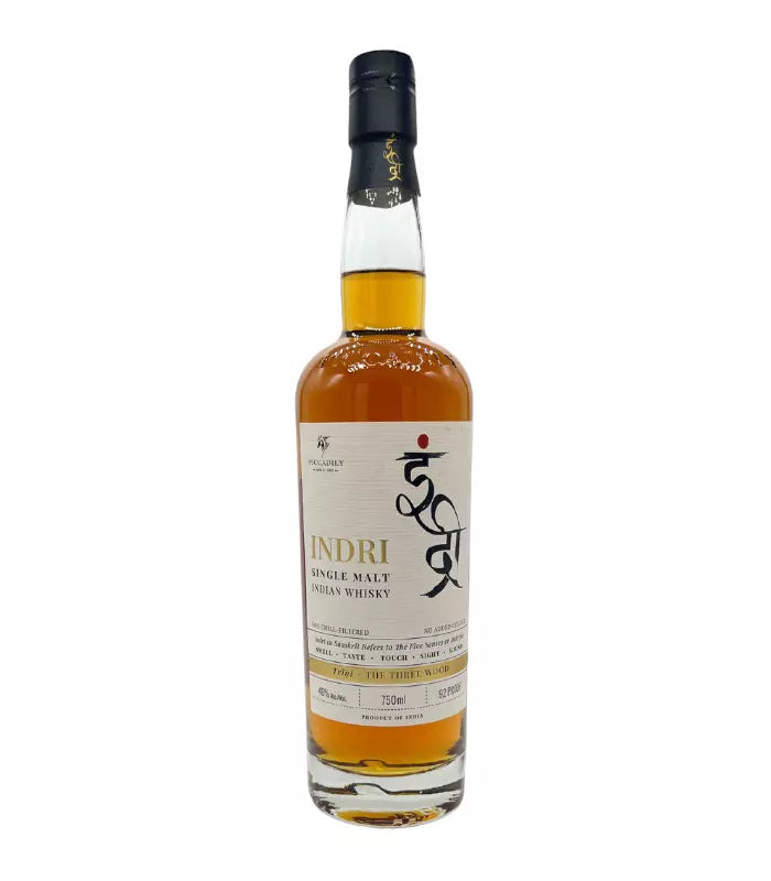 Indri Single Malt Indian Whisky 750mL