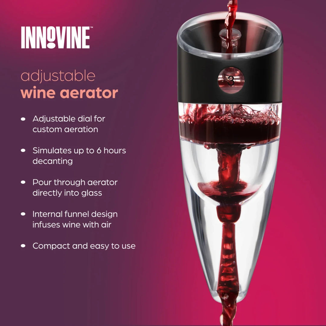 Innovine Adjustable Wine Aerator Facts