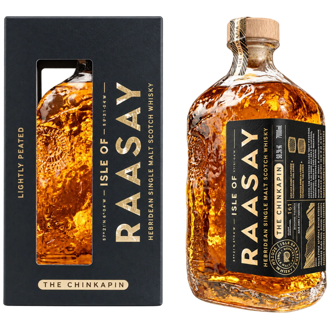 Isle of Raasay The Chinkapin Single Malt Scotch Whisky Bottle and Box