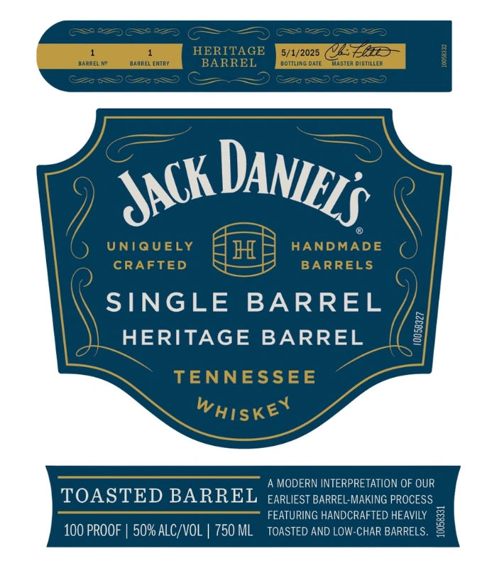Jack Daniel’s Heritage Toasted Single Barrel 2025 Release