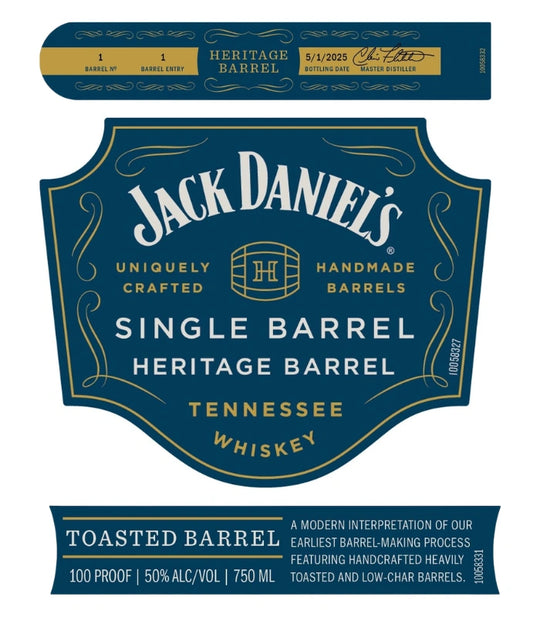 Jack Daniel’s Heritage Toasted Single Barrel 2025 Release