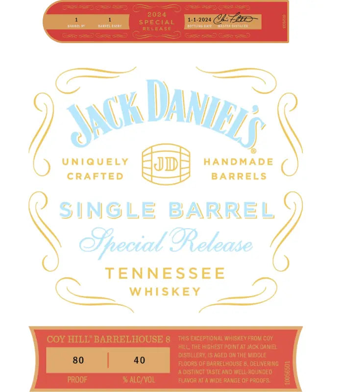 Jack Daniel’s Single Barrel 2024 Special Release Coy Hill