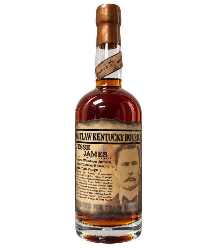 Jesse James Outlaw Kentucky Bourbon 7 Year | The Barrel Tap Jesse James Outlaw Kentucky Bourbon 7 Year | The Barrel Tap
