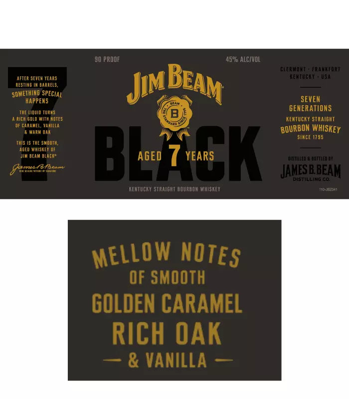 Jim Beam Black 7 Year Kentucky Straight Bourbon 750mL