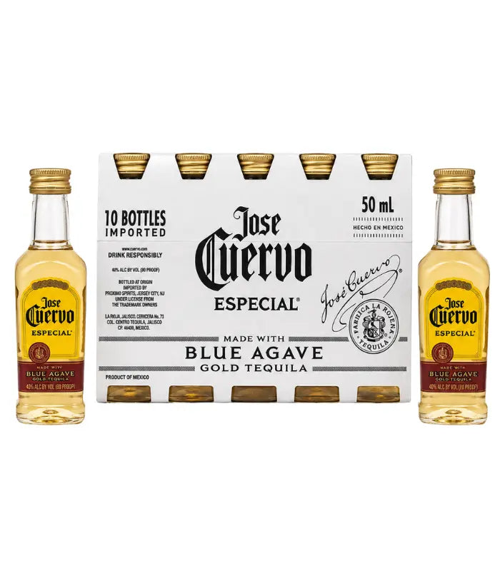 Jose Cuervo Especial Reposado Tequila 50mL 10 Pack