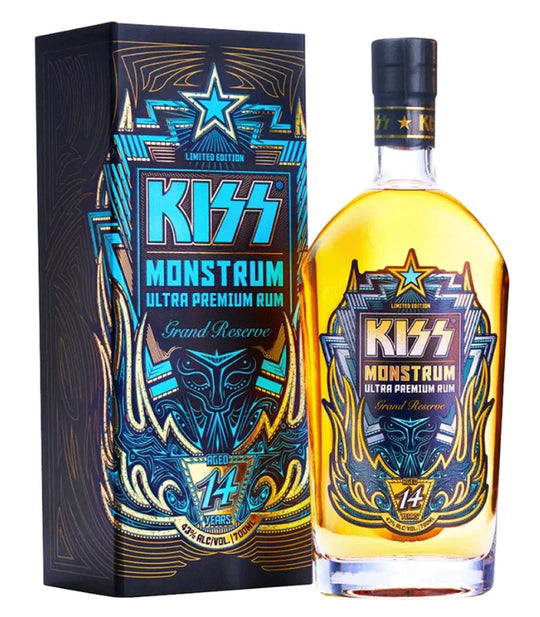 KISS Monstrum 14 Year Old Ultra Premium Rum 700mL