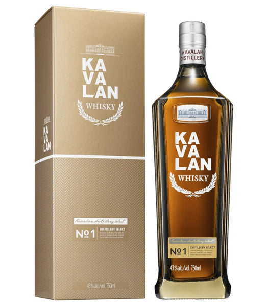 KAVALAN シングルモルトウイスキー 700ml 40% Kavalan Distillery Select No. 1 Taiwanese Whisky | The Barrel Tap