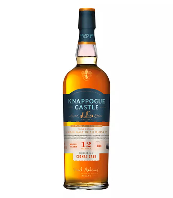 Knappogue Castle 12 Year Cognac Cask Single Malt Irish Whiskey 750mL