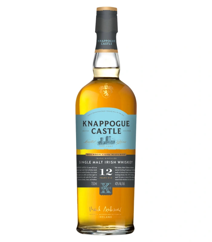 Buy Knappogue Castle 12 Year Old Single Malt Irish Whiskey 750mL Online - The Barrel Tap Online Liquor Delivered