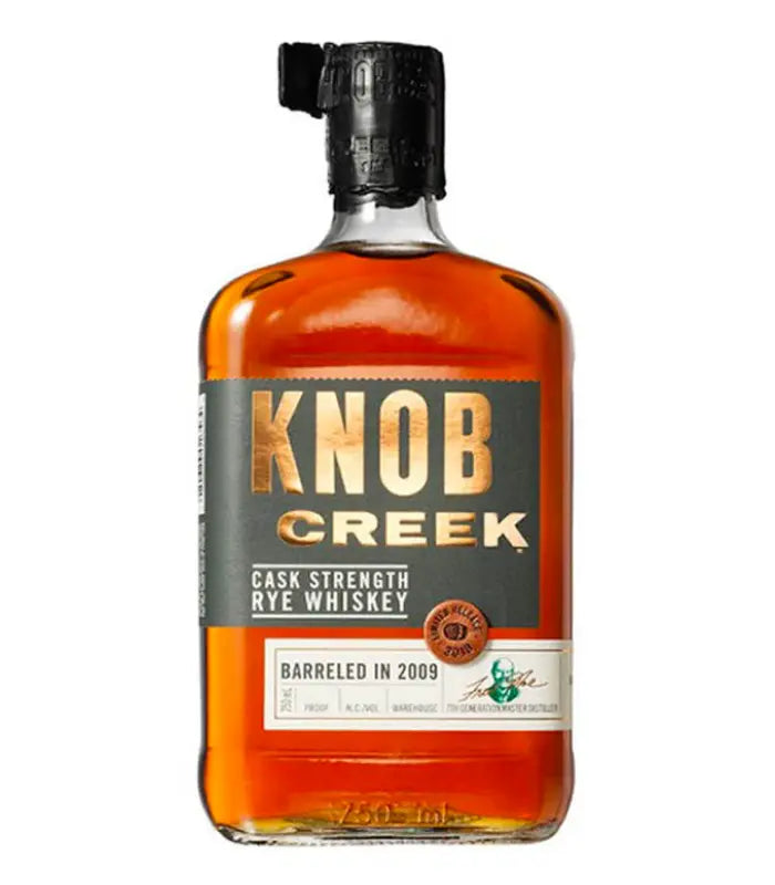 Knob Creek Cask Strength Rye Whiskey Barreled 2009