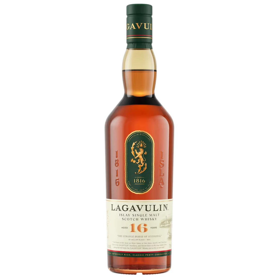 Bottle of Lagavulin 16 Year Single Malt Scotch Whisky