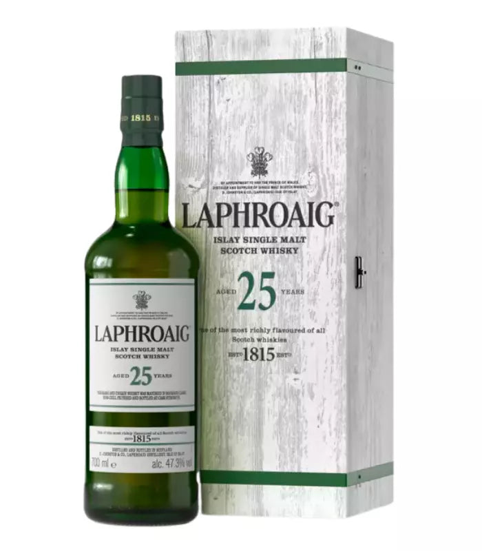 Laphroaig 25 Year Old Cask Strength Scotch Whisky 750mL