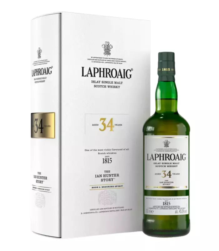 Laphroaig 34 Year Ian Hunter Book 5: Enduring Spirit Single Malt Scotch Whisky 750mL