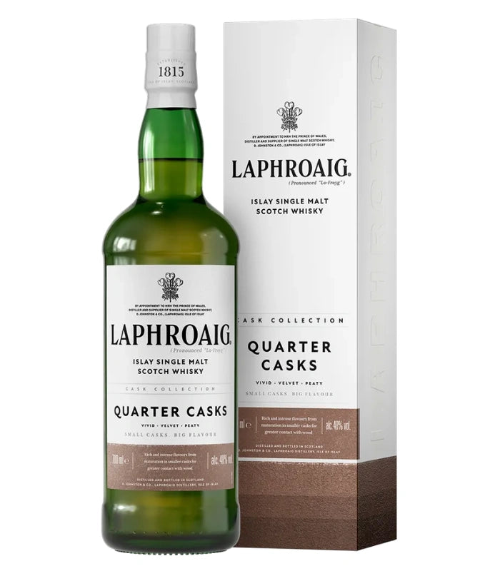 Laphroaig Quarter Casks Single Malt Scotch Whisky | The Barrel Tap Laphroaig Quarter Casks Single Malt Scotch Whisky | The Barrel Tap
