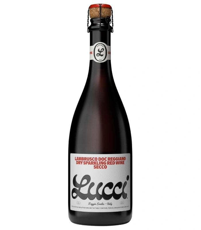 Lucci Lambrusco Reggiano DOC Dry Sparkling Red Wine Secco
