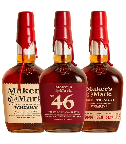 Maker's Mark No.46 & Maker's Mark 2本セット Buy Maker's Mark Bourbon Whisky Bundle Online | The Barrel Tap