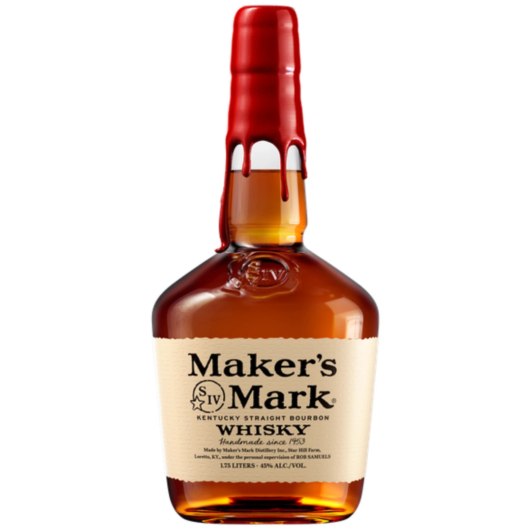 Bottle of Maker's Mark Kentucky Straight Bourbon Whisky 1.75L